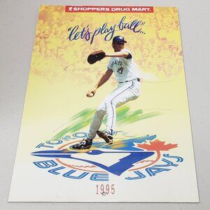 Toronto Blue Jays Shoppers Drug Mart Calendar 1995